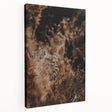 Large autumn-themed canvas art featuring warm orange and brown leaves, ideal for kitchen wall decor.