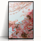 Large abstract wall art featuring spring-themed colors in green and yellow on a black acrylic framed print.