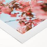 Art deco poster featuring a stylized spring scene with pastel colors on rolled canvas, suitable for dining room decor.