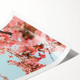 Extra large wall art featuring line art flowers in soft pastel hues on a rolled canvas, ideal for large living room decor.