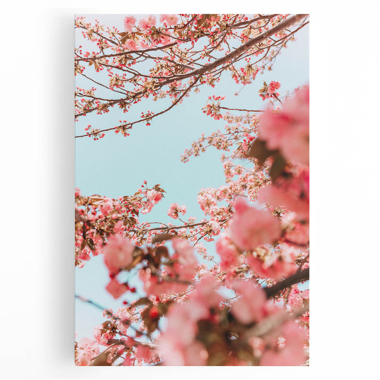 Black and white abstract floral design on a large stretched canvas, suitable for kitchen wall art.