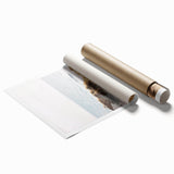 Extra large rolled print of summer floral art in soft pastel colors, ideal for classy bathroom wall art.