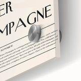 Large abstract wall art in cool blue and white tones on acrylic glass, depicting a winter scene, ideal for dining room art.