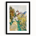 Impressionist Village Scene - Dr. Gachet’s House by Cézanne Print