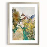Impressionist Village Scene - Dr. Gachet’s House by Cézanne Print