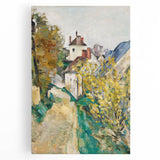 Impressionist Village Scene - Dr. Gachet’s House by Cézanne Print