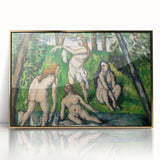 Four Bathers" Modern Wall Art - Timeless Contemporary Figurative Decor