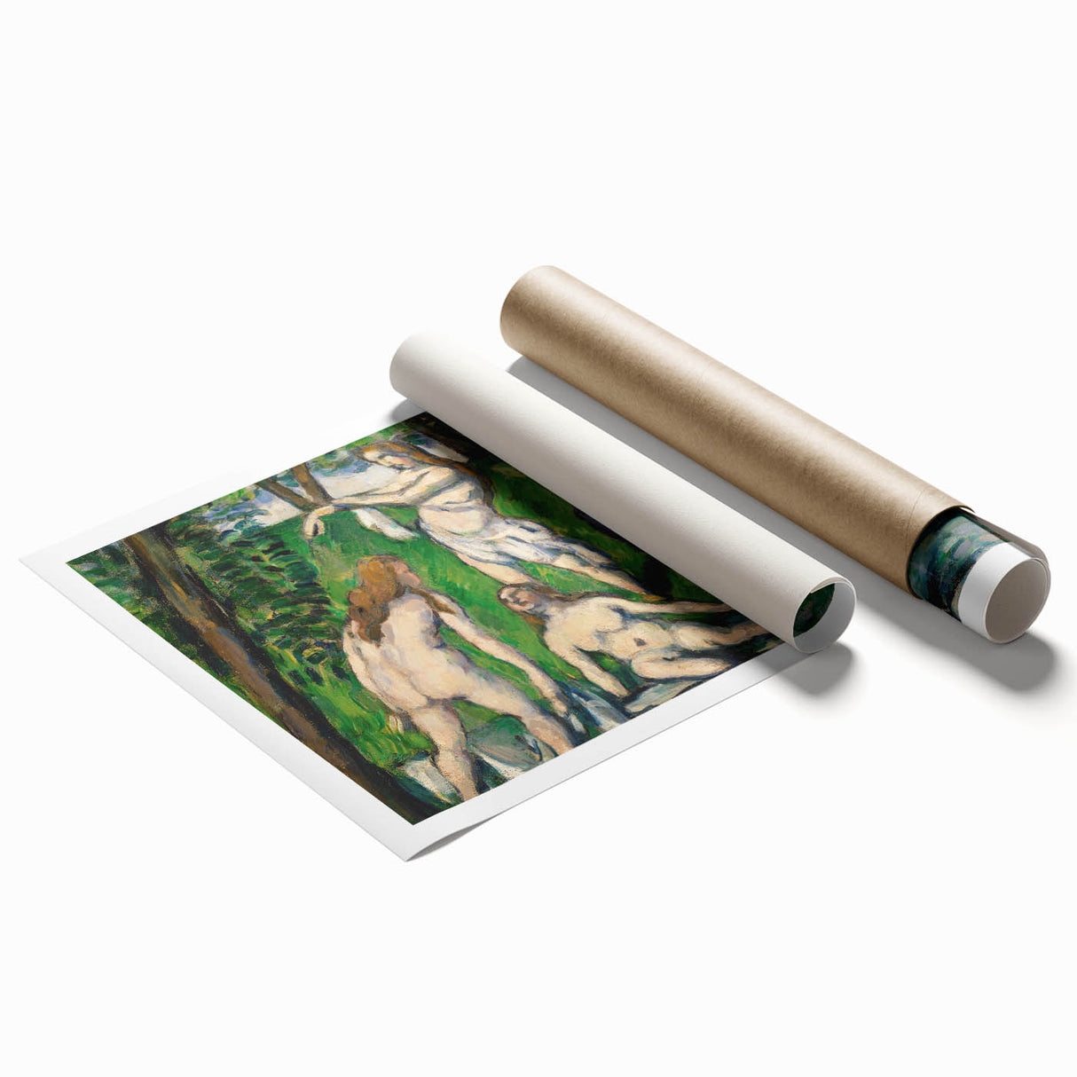 Four Bathers" Modern Wall Art - Timeless Contemporary Figurative Decor