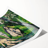 Four Bathers" Modern Wall Art - Timeless Contemporary Figurative Decor