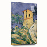 Impressionist Landscape Art - The Cracked House by Paul Cézanne Print