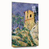 Impressionist Landscape Art - The Cracked House by Paul Cézanne Print