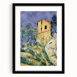 Impressionist Landscape Art - The Cracked House by Paul Cézanne Print