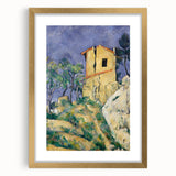 Impressionist Landscape Art - The Cracked House by Paul Cézanne Print