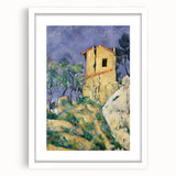 Impressionist Landscape Art - The Cracked House by Paul Cézanne Print