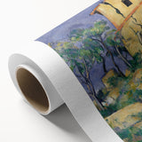 Impressionist Landscape Art - The Cracked House by Paul Cézanne Print