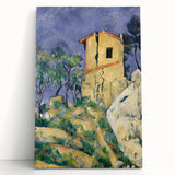 Impressionist Landscape Art - The Cracked House by Paul Cézanne Print