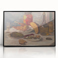 Banquet Still Life" Modern Wall Art - Elegant Contemporary Kitchen Decor