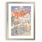 Impressionist Floral Meadow - The Island Garden by Childe Hassam Print