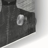 Modern Wall Art - Bold Monochrome Portrait for Minimalist Spaces