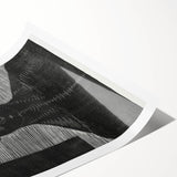 Modern Wall Art - Bold Monochrome Portrait for Minimalist Spaces