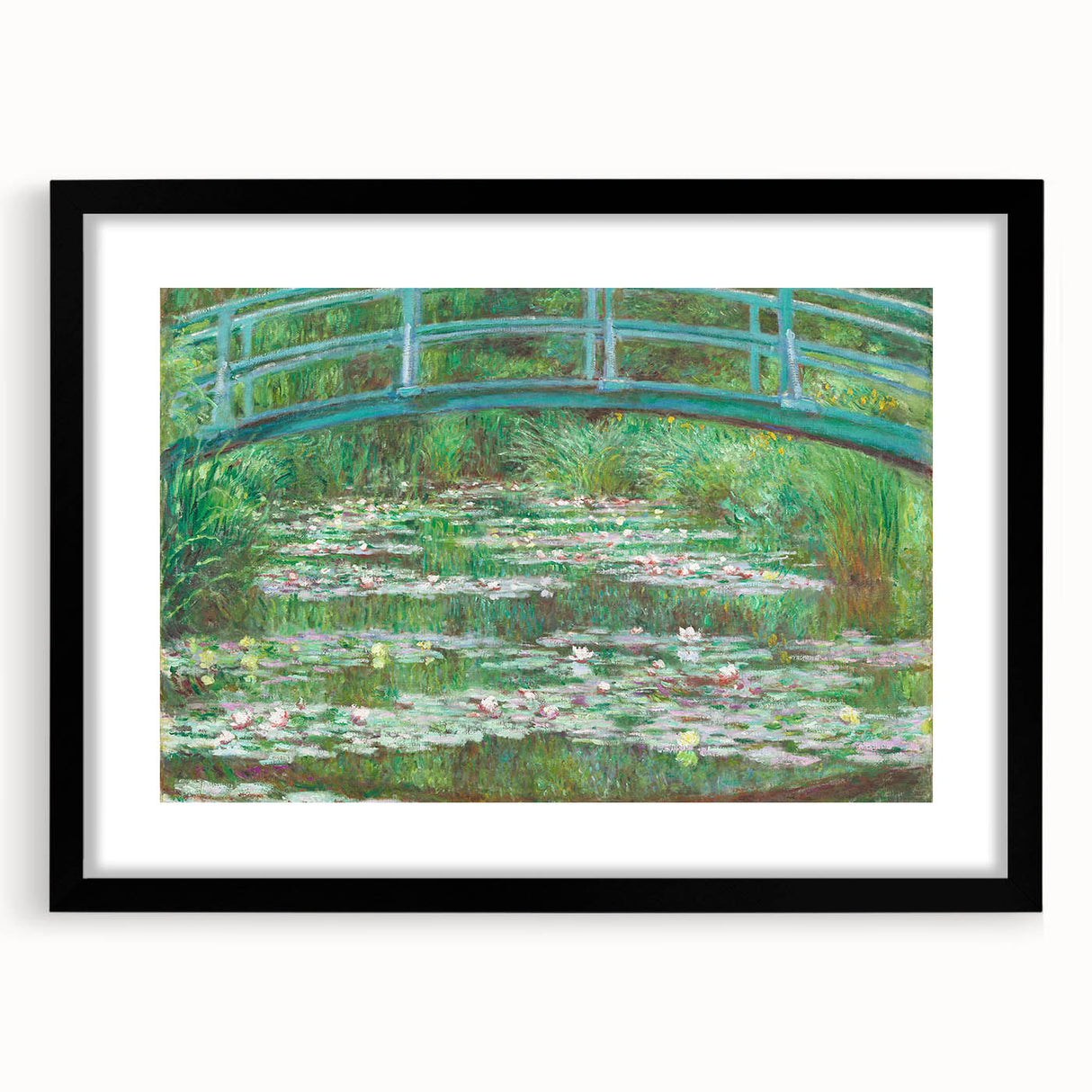 Impressionism Wall Art: The Japanese Footbridge by Claude Monet