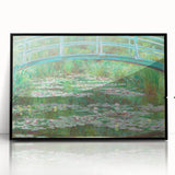Impressionism Wall Art: The Japanese Footbridge by Claude Monet