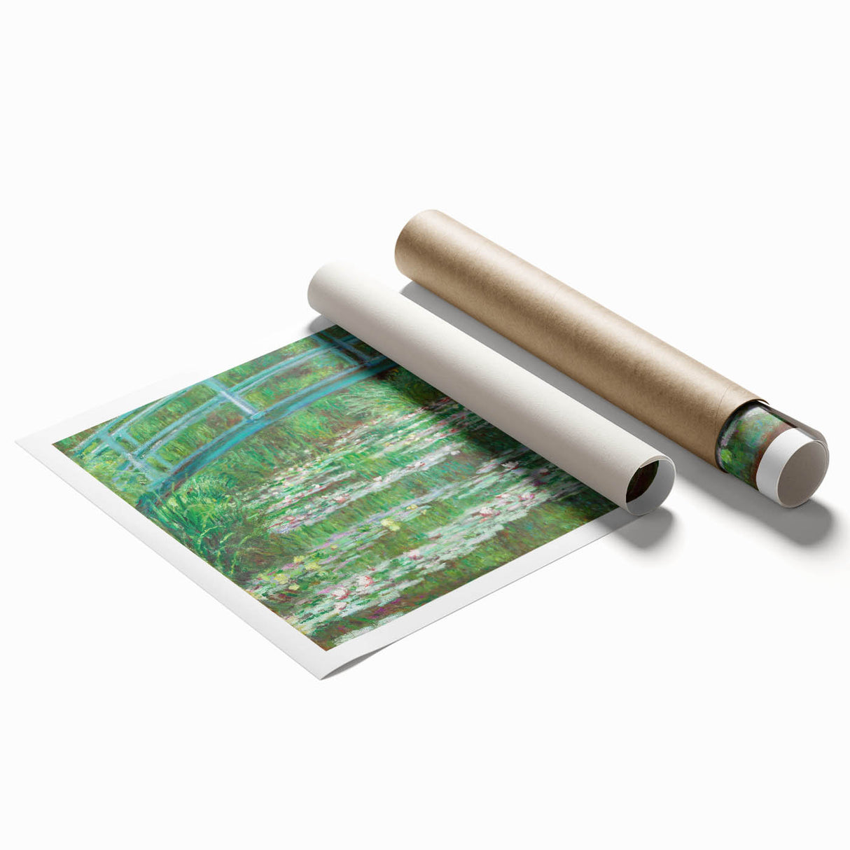Impressionism Wall Art: The Japanese Footbridge by Claude Monet