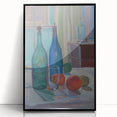 Modern Wall Art - Still Life with Bottles and Fruits for Trendy Decor