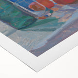 Modern Wall Art - Still Life with Bottles and Fruits for Trendy Decor