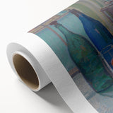 Modern Wall Art - Still Life with Bottles and Fruits for Trendy Decor