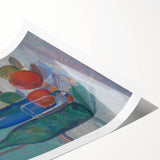 Modern Wall Art - Still Life with Bottles and Fruits for Trendy Decor