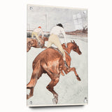 Impressionist Jockey Scene - The Jockey by Toulouse-Lautrec Print