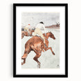 Impressionist Jockey Scene - The Jockey by Toulouse-Lautrec Print