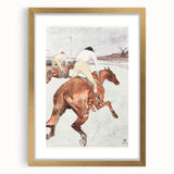 Impressionist Jockey Scene - The Jockey by Toulouse-Lautrec Print