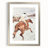 Impressionist Jockey Scene - The Jockey by Toulouse-Lautrec Print