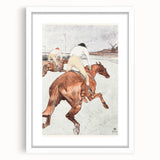 Impressionist Jockey Scene - The Jockey by Toulouse-Lautrec Print