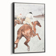 Impressionist Jockey Scene - The Jockey by Toulouse-Lautrec Print
