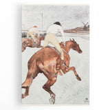 Impressionist Jockey Scene - The Jockey by Toulouse-Lautrec Print