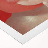 Modern Wall Art - Intimate Mother and Child in Warm Abstract Tones