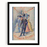 Impressionist Social Scene - The Ladies’ Man by Georges Seurat Print