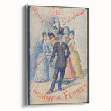 Impressionist Social Scene - The Ladies’ Man by Georges Seurat Print