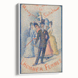 Impressionist Social Scene - The Ladies’ Man by Georges Seurat Print