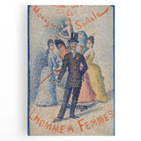 Impressionist Social Scene - The Ladies’ Man by Georges Seurat Print