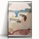 Elegant Impressionist Wall Art - The Lamp by Mary Cassatt Print