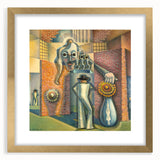 Modern Wall Art - Surreal Abstract Scene with Bold Visual Layers