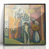 Modern Wall Art - Surreal Abstract Scene with Bold Visual Layers