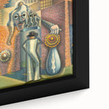 Modern Wall Art - Surreal Abstract Scene with Bold Visual Layers