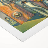 Modern Wall Art - Surreal Abstract Scene with Bold Visual Layers