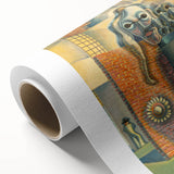 Modern Wall Art - Surreal Abstract Scene with Bold Visual Layers