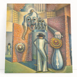 Modern Wall Art - Surreal Abstract Scene with Bold Visual Layers